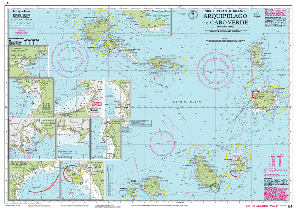 E4 ARQUIPÉLAGO DE CABO VERDE (CARTA IMRAY)