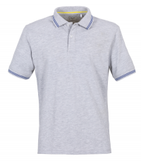 ARC Portugal 2023 Mens Bay Polo Shirt - Grey/Navy stripe