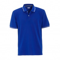 ARC Portugal 2023 Mens Bay Polo Shirt - Montecarlo blue/white stripe
