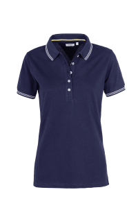 ARC Portugal 2023 Womens Bay Polo Shirt - Navy/white stripe