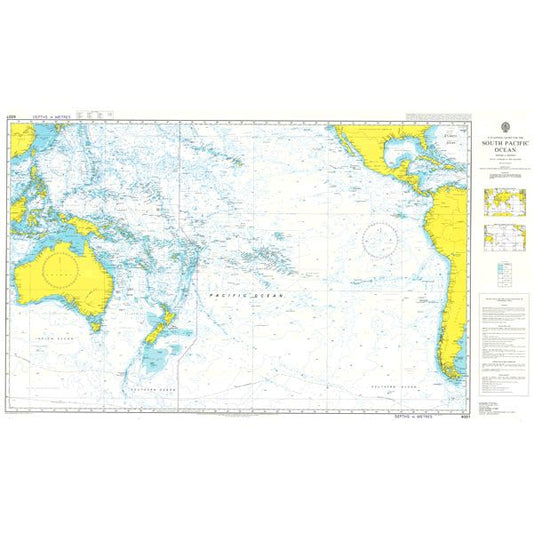 ADMIRALTY CHART 4007: A PLANNING CHART FOR THE SOUTH PACIFIC OCEAN