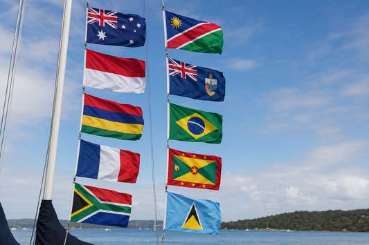 World ARC Courtesy Flag Set – Australia to Caribbean Route