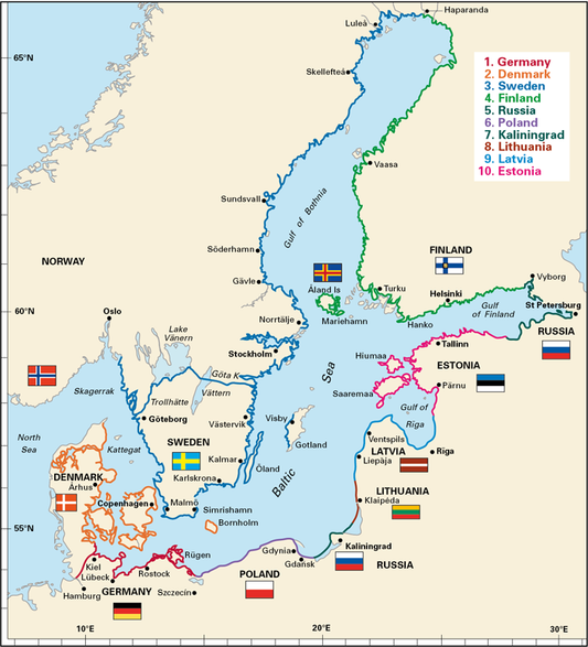 THE BALTIC SEA AND APPROACHES