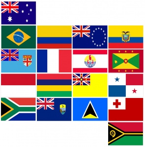 World ARC Courtesy Flag Set - full route