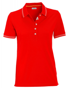 World ARC 2024/25 Womens Bay Polo Shirt - Red/white stripe