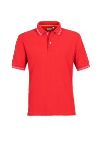 World ARC 2024/25 Mens Bay Polo Shirt - Red/white stripe