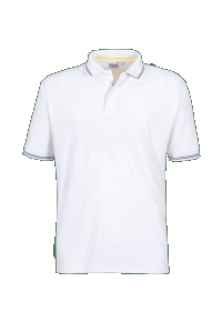 World ARC 2023/24 Mens Bay Technical Polo Shirt -White/blue stripe